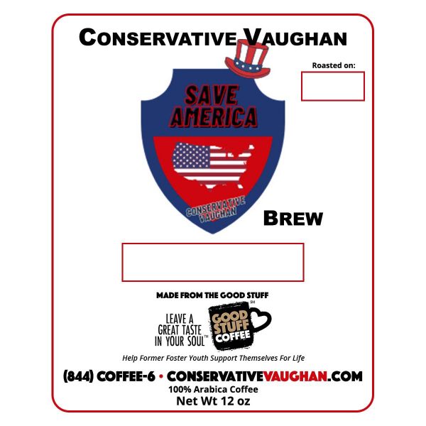 Conservative Vaughan Brew - Bag Label