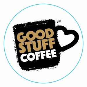 Good Stuff Coffee Logo Branded Label - 2 1/2" Round